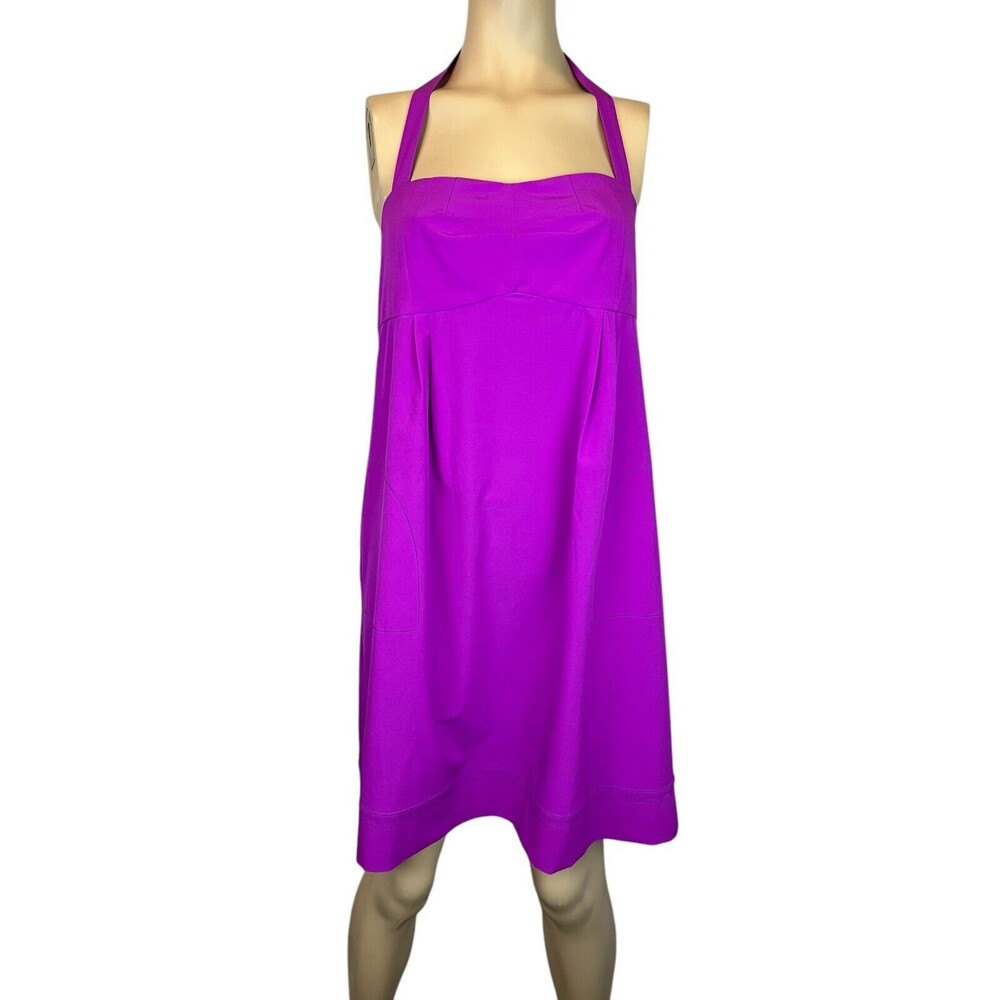 Carve Designs Magenta Halter Midi Dress